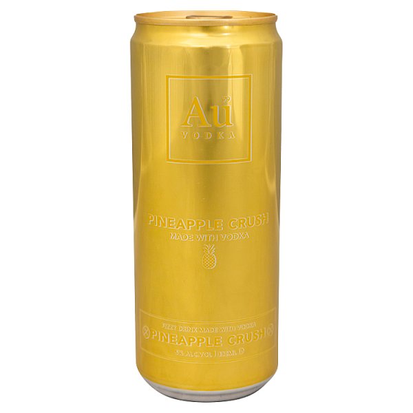 Au Vodka Pineapple Crush 330ml can