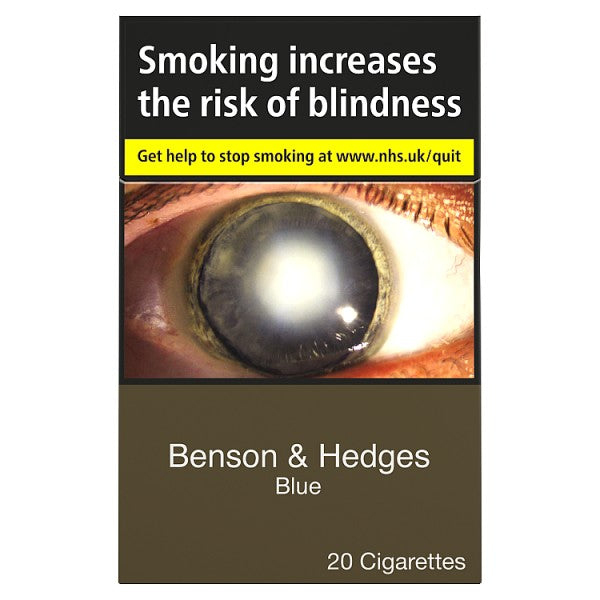 Benson and Hedges KS BLUE 20s TTT