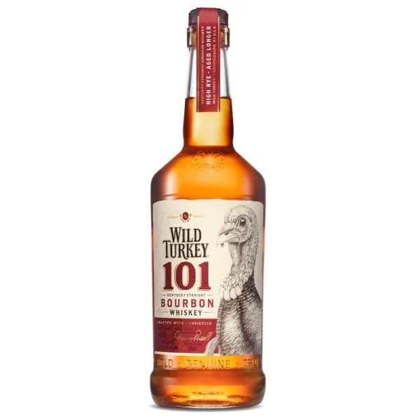 Wild Turkey 101 Proof Bourbon Whiskey 70cl (50.5% ABV)