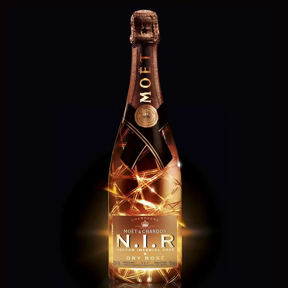 Moet & Chandon N.I.R (Nectar Imperial Rose) Dry Rose Champagne 75cl (12.0% ABV)