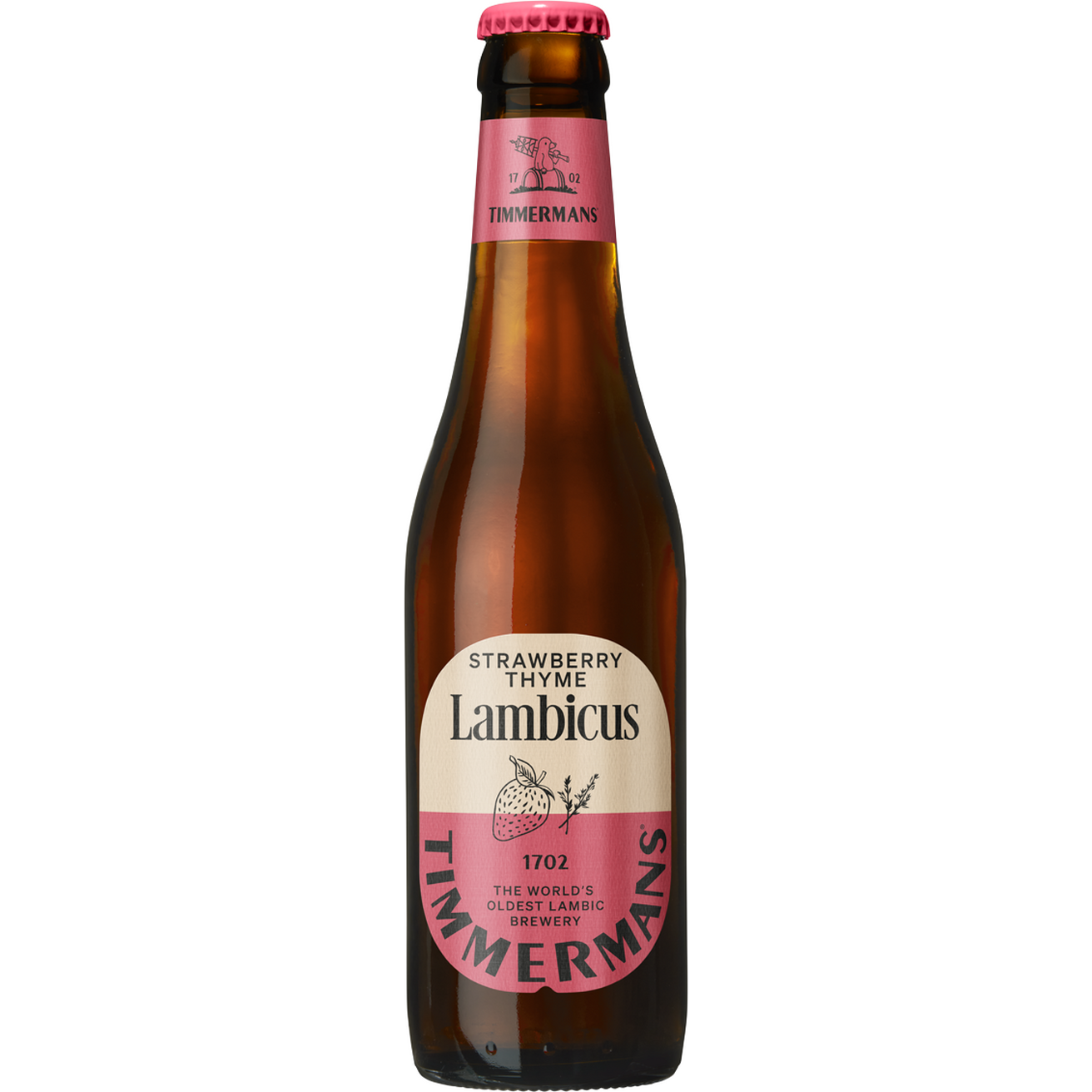 Timmermans Strawberry Thyme 33cl Nrb Best Before 11.10.2024