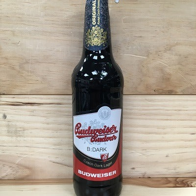 Budweiser Budvar Czechvar B:DARK 500ml Bottle - Kay Gee’s Off Licence