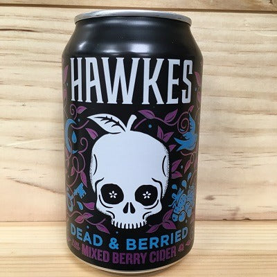 Hawkes Urban Dead and Berried (Mixed Berry) Cider 33cl Can BBD: 26/05/23