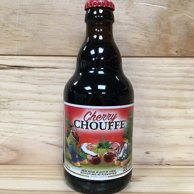 Cherry Chouffe 330ml (abv 8.0%) bottle Best Before End: 10-2024