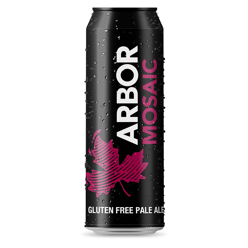 Arbor Ales Mosaic Gluten Free Pale Ale (4% ABV) 568ml