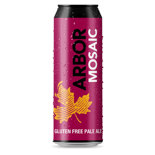 Arbor Ales Mosaic Gluten Free Pale Ale (4% ABV) 568ml
