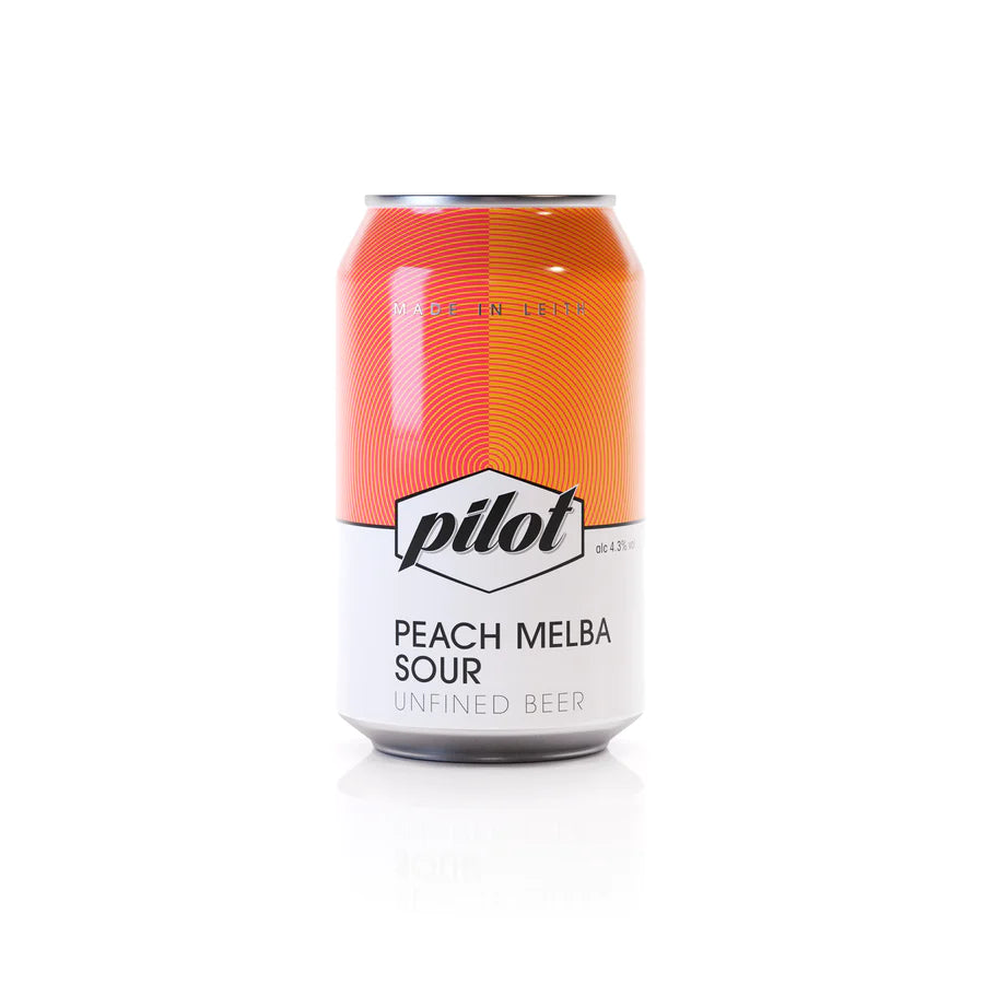 Pilot Peach Melba Sour 33cl (4.3% ABV) Best Before 11 Mar 2025