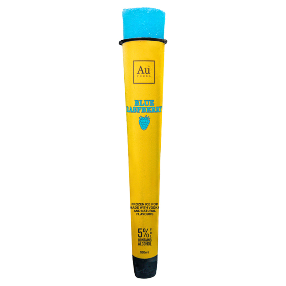 Au Vodka Blue Raspberry Ice Lolly 100ml