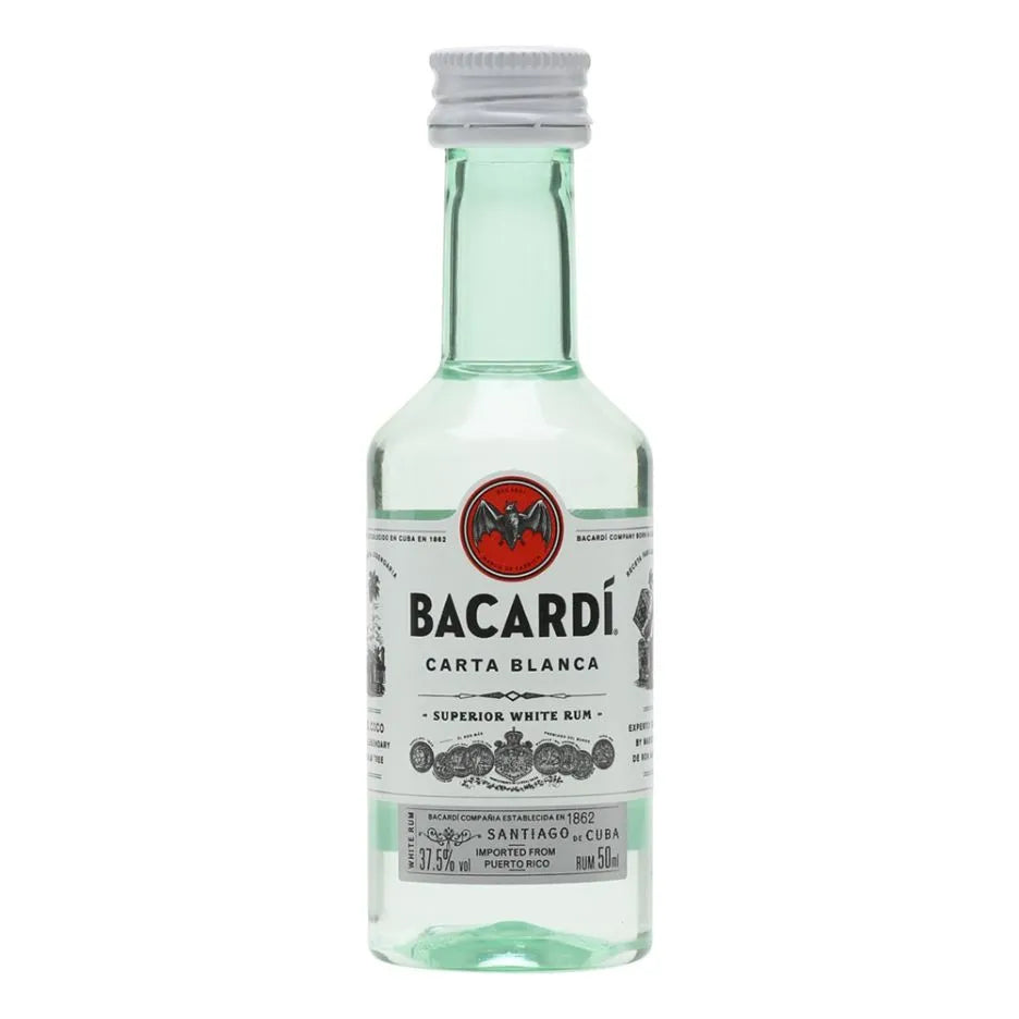 Bacardi Carta Blanca Rum 5cl Miniature