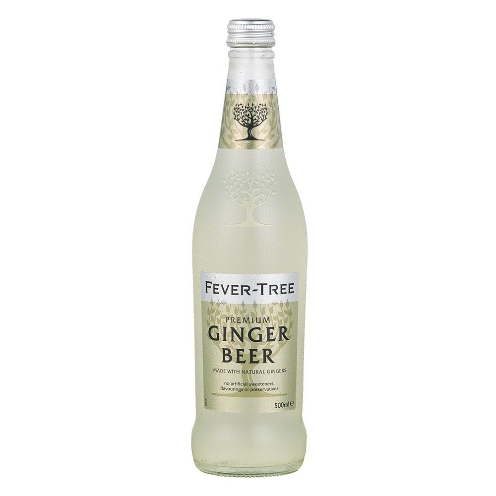 Fever Tree Light Ginger Ale 500ml Glass Nrb