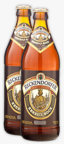 Reckendorfer Henrici Bock (7.0% ABV) 50cl Best Before 27.09.24