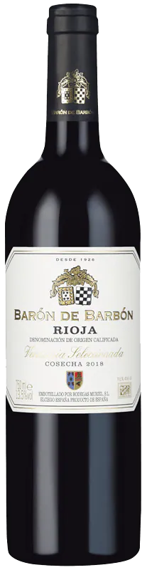 Baron de Barbon Oak Aged Rioja 2021 (abv 14.0%) 75cl