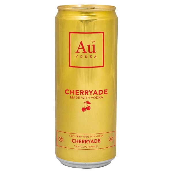 Au Vodka Cherryade 330ml can (5.0% ABV)