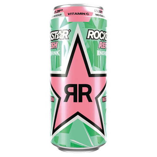 Rockstar Refresh Energy Drink Watermelon Kiwi 500ml