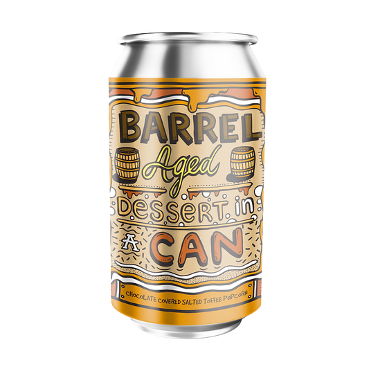 Amundsen Barrel Aged CHOCOLATE COVERED SALTED TOFFEE POPCORN 330ml Can BBD: 26.04.2023