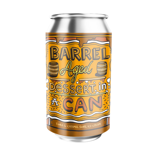 Amundsen Barrel Aged TONKA and CARAMEL SWIRL ICE CREAM 330ml Can BBD: 16.02.2023