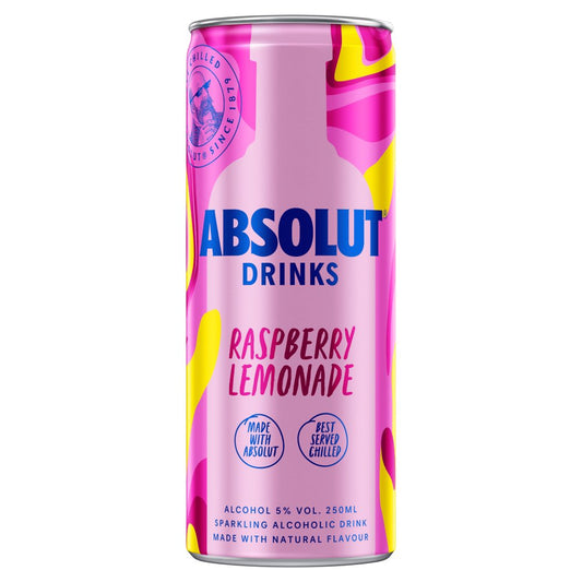 Absolut Drinks Raspberry Lemonade 250ml