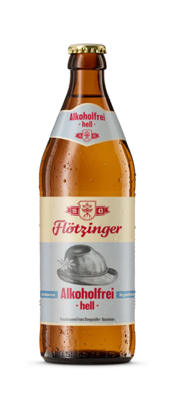 Flotzinger Alkoholfrei Hell 50cl (0.5% Abv) Best Before 04.07.24