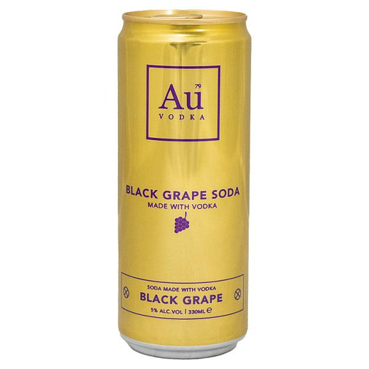 Au Vodka Black Grape Soda 330ml (5.0% ABV)