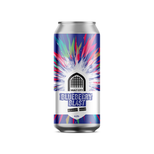 Vault City Blueberry Blast Slushy Sour  44cl (4.3% ABV) Best Before 13.06.2026