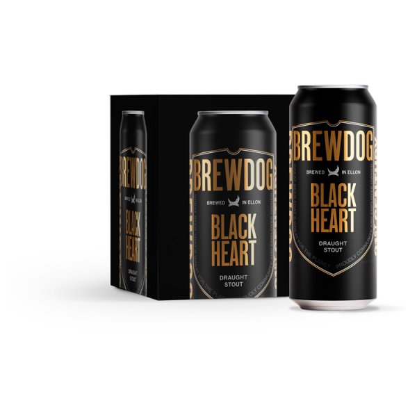 BrewDog Black Heart Draught Stout 4 x 440ml