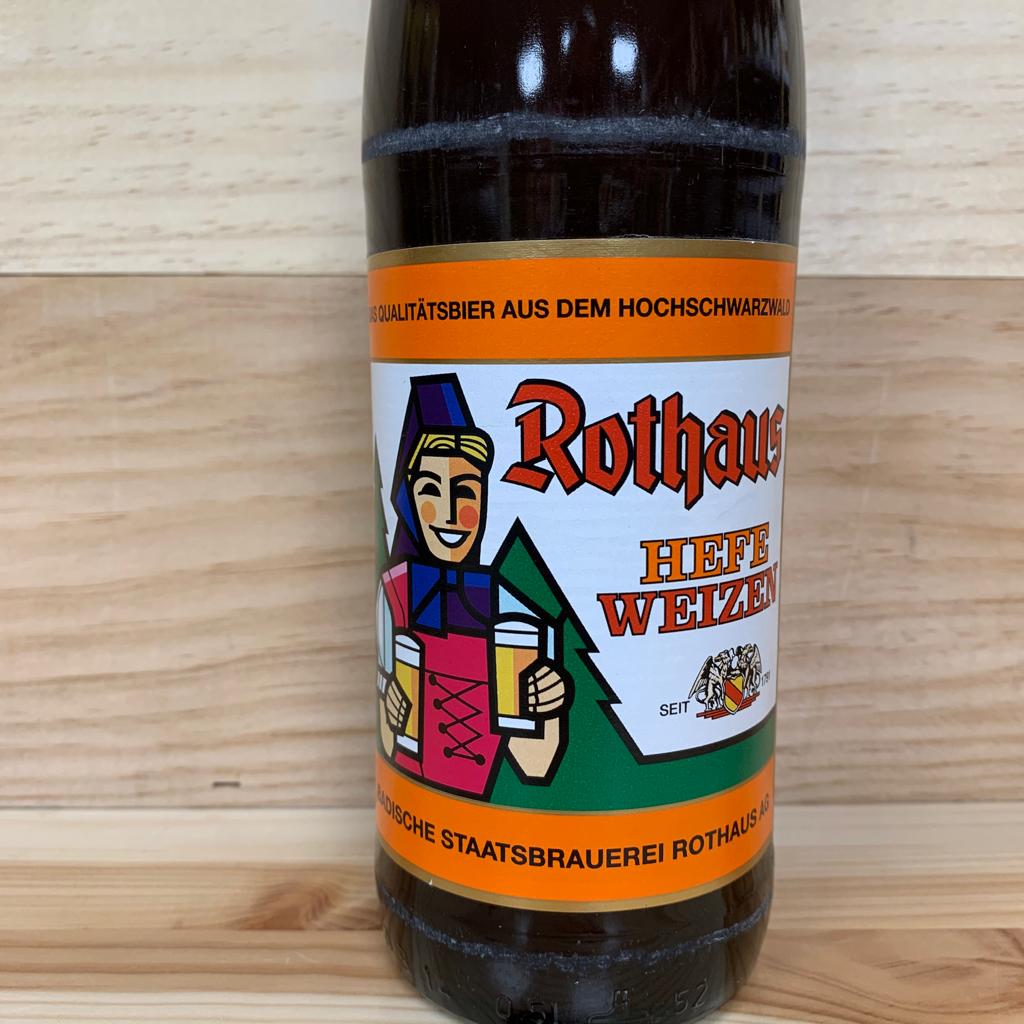 Rothaus Hefe Weizen 50cl (5.4% ABV) Best Before: 14.11.2024