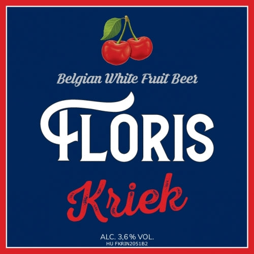 Floris Kriek (abv. 3.6%) 33cl bottle Best Before 25.10.2024