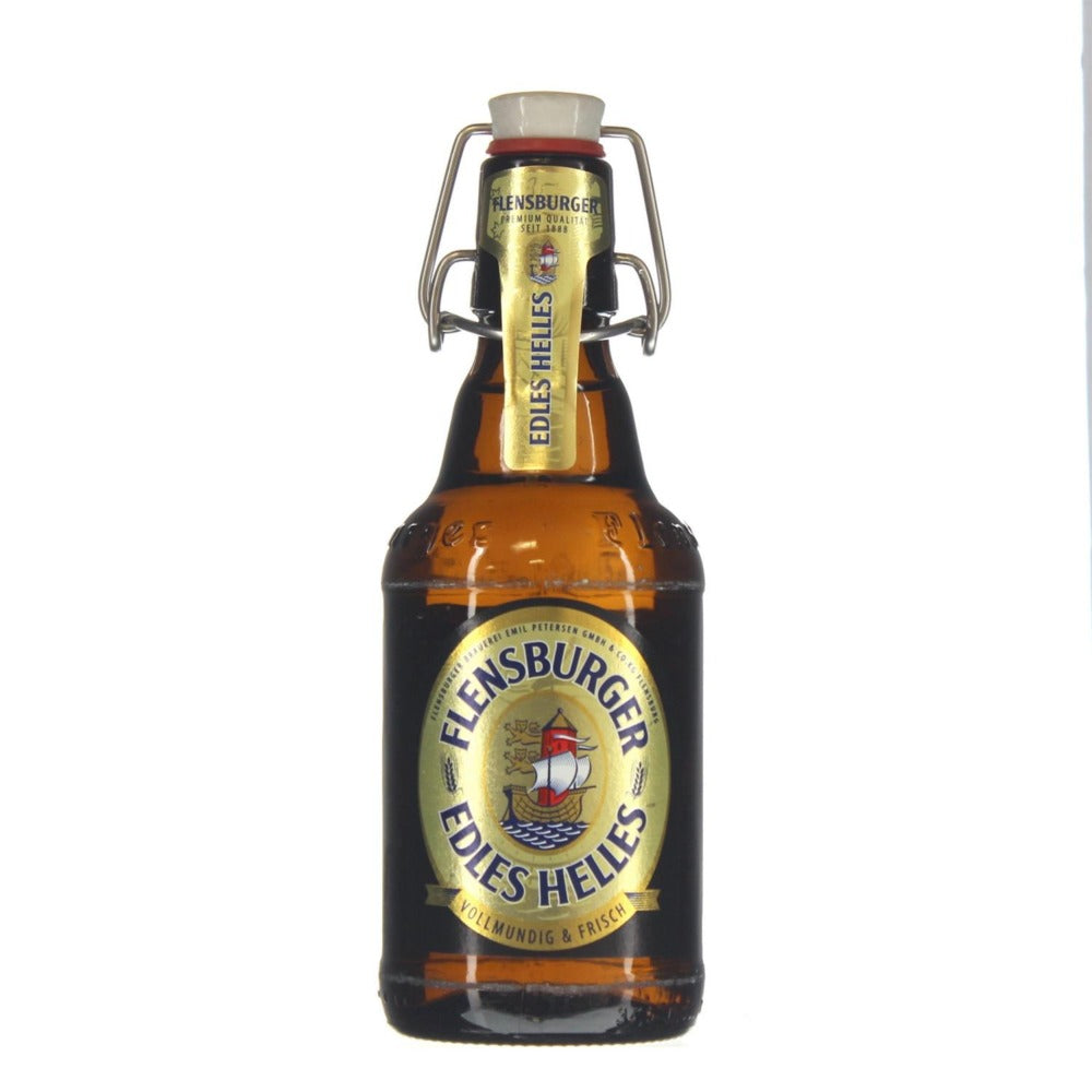 Flensburger Edles Helles 330ml (5.4% ABV) Best Before 16.01.25