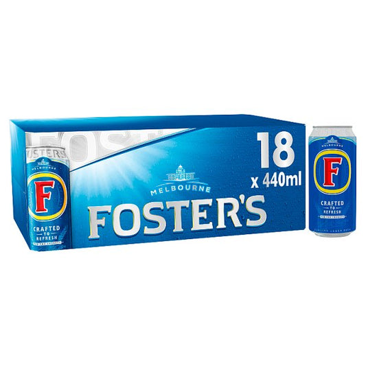 Fosters Lager Beer 18x440ml cans