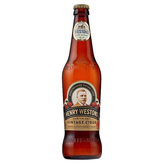 Henry Westons Medium Dry Vintage Cider 500ml Nrb
