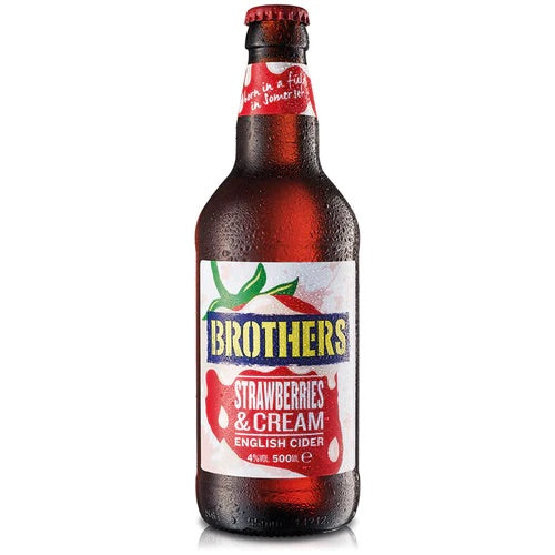 Brothers Strawberries and Cream Cider 500ml Bottle