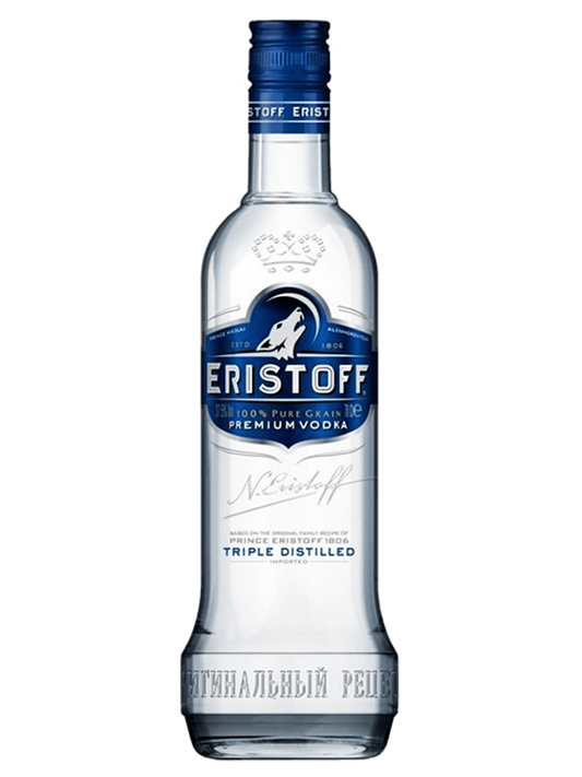 Eristoff Vodka 70cl (37.5% ABV)