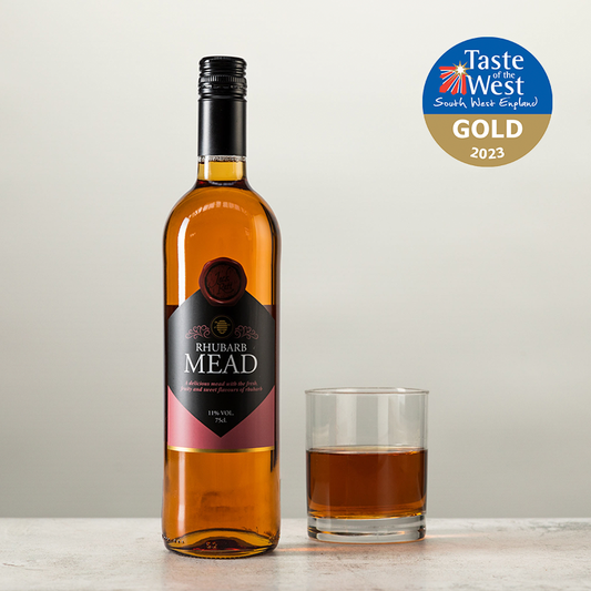 Lyme Bay Winery Rhubarb Mead 75cl Bottle