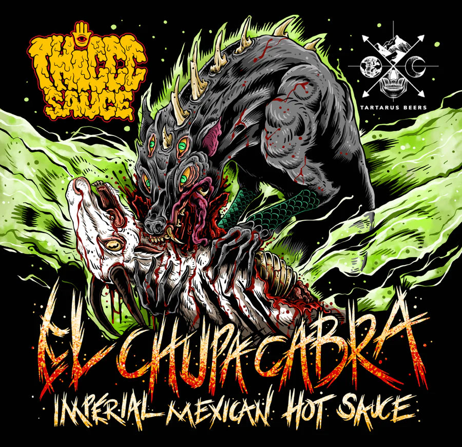 THICCC Sauce: EL CHUPACABRA Imperial Mexican Hot Sauce 150ml