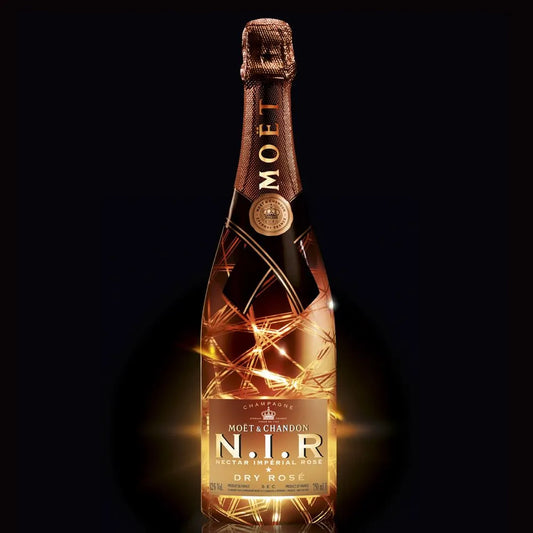 Moet & Chandon N.I.R Nectar Imperial Rose Dry Champagne 75cl