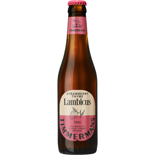 Timmermans Strawberry Thyme 33cl Nrb Best Before 11.10.2024