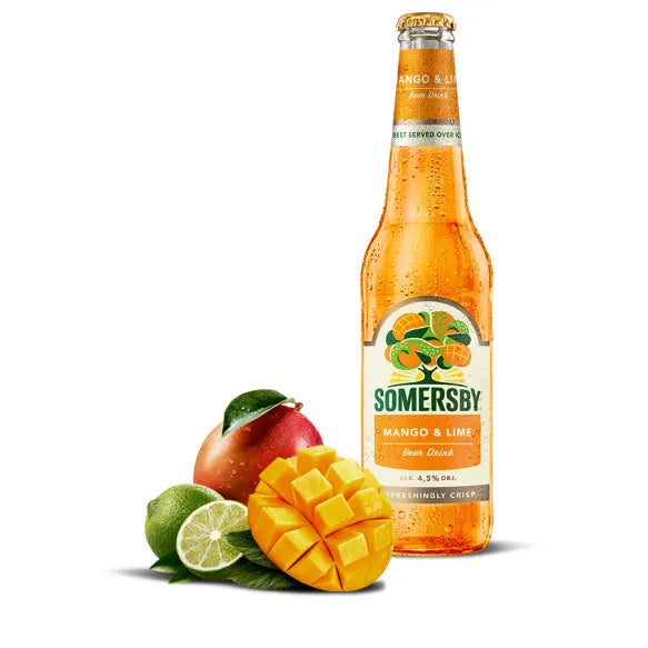 Somersby Mango and Lime Beer Drink 400ml Best Before 29.01.2024