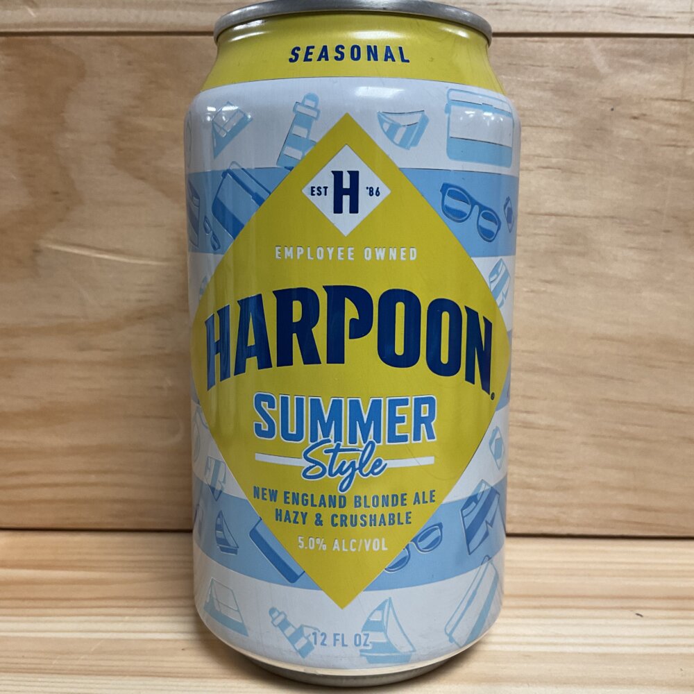 Harpoon Summer New England Blonde Ale (5% ABV) 355ml Packaged 05/08/23