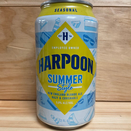 Harpoon Summer New England Blonde Ale (5% ABV) 355ml Packaged 05/08/23