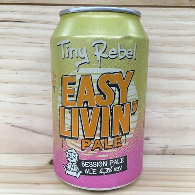 Tiny Rebel Easy Livin' Pale 330ml Can Best Before 22/08/23