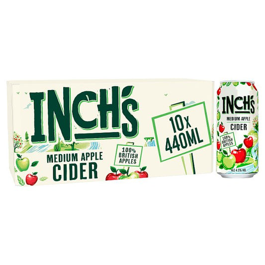 Inch's Medium Apple Cider 10 x 440ml cans