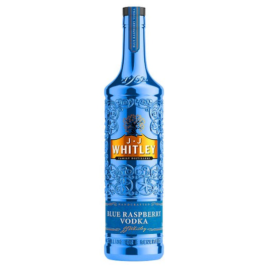 J.J Whitley Blue Raspberry Vodka 70cl