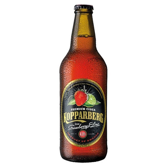 Kopparberg Premium Cider Strawberry and Lime 500ml (4.0% ABV)