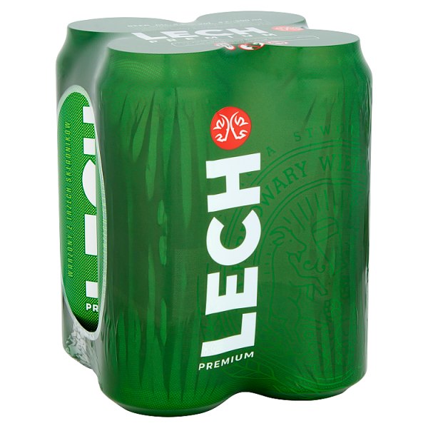 Lech Premium Beer 4x500ml cans
