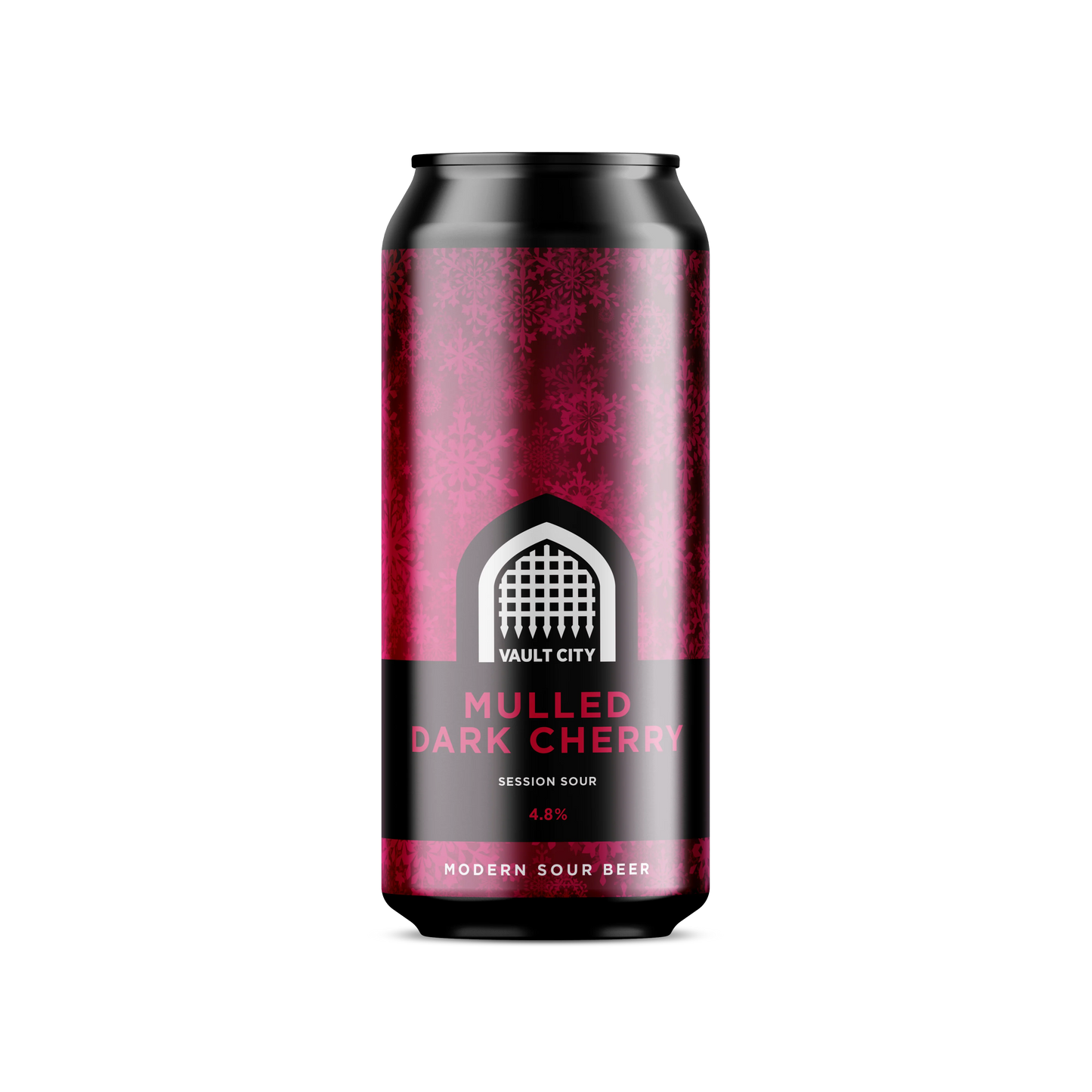 Vault City Mulled Dark Cherry Session Sour (4.8% ABV) 440ml Best Before 12/10/2025