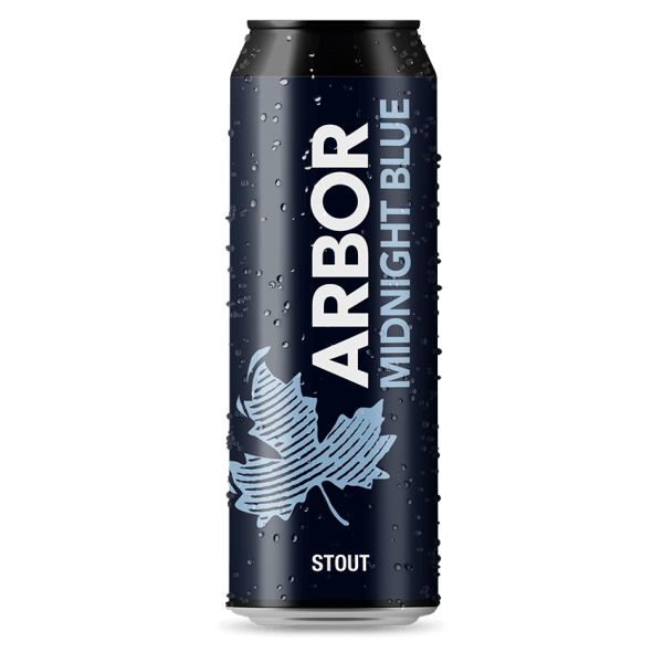 Arbor Midnight Blue Stout 568ml (5.8% ABV) Best Before 24.04.24
