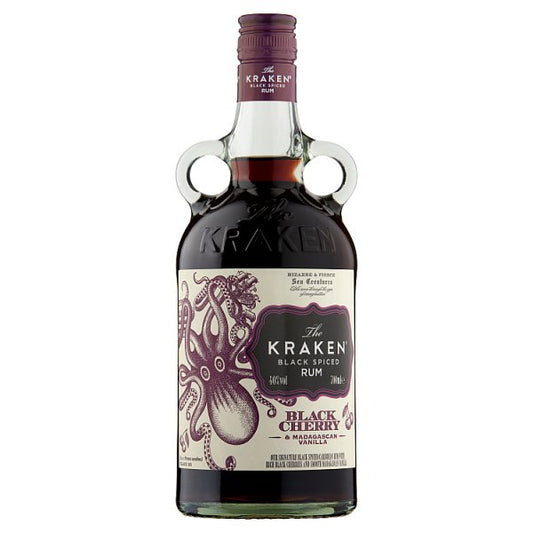 The Kraken Black Spiced Rum Black Cherry & Madagascan Vanilla 70cl