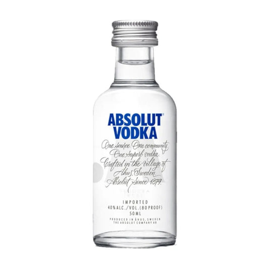 Absolut Vodka 5cl (40% ABV) Miniature