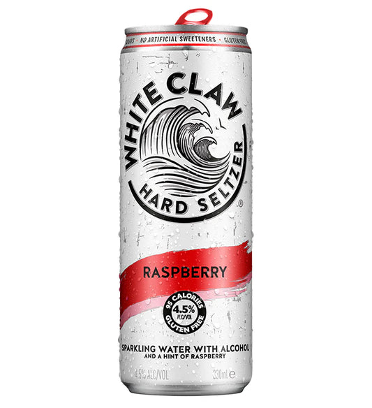 White Claw Raspberry 330ml can