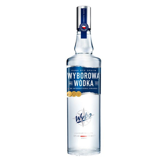 Wyborowa Blue Vodka (abv. 40%) 70cl